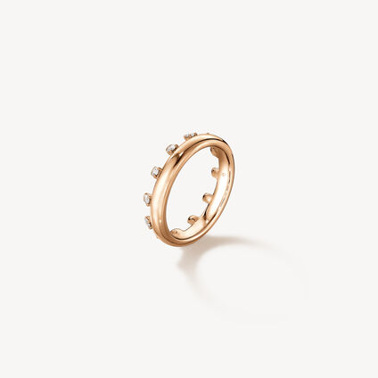 BARRE Eternity Wedding Band, 18K Rose Gold, large