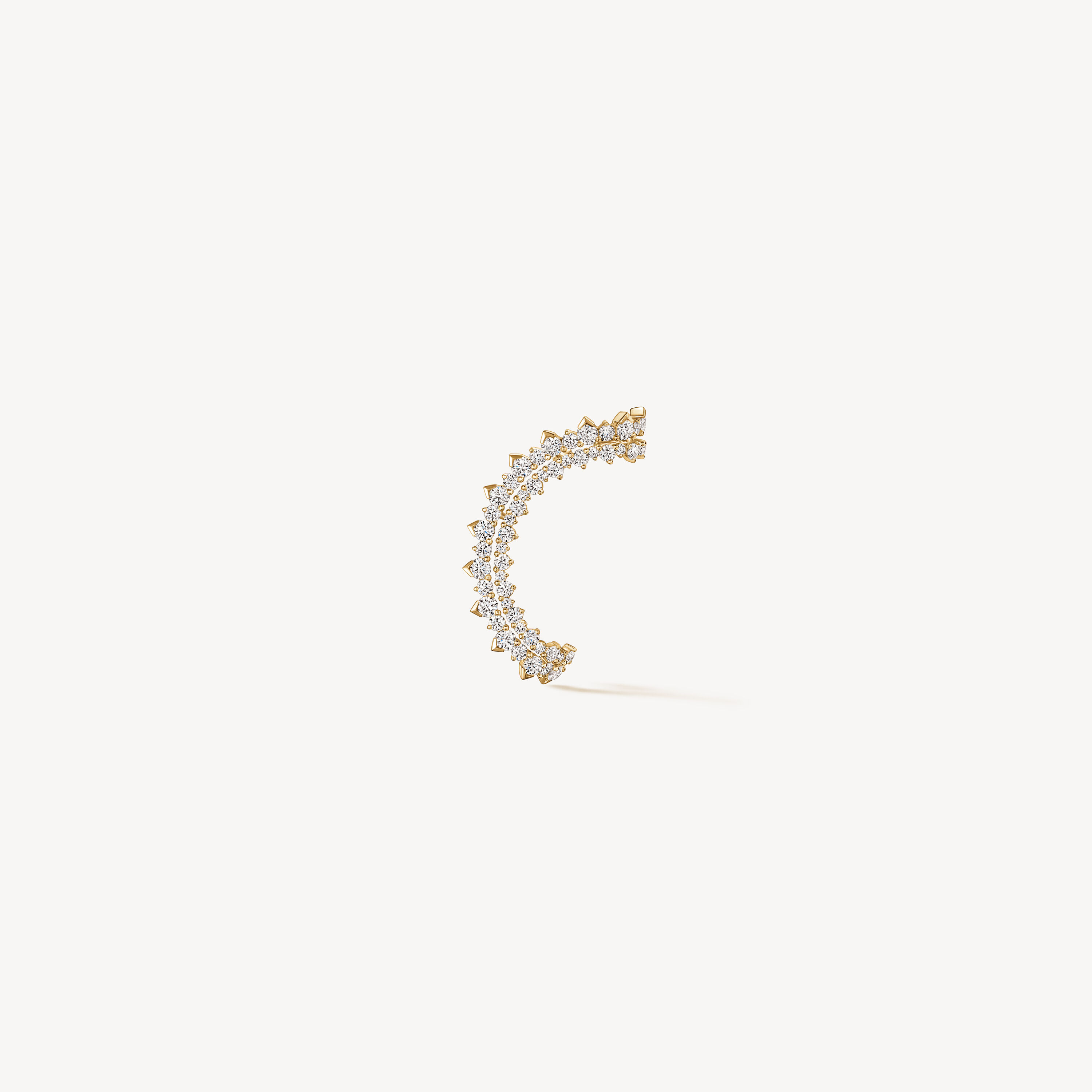 Aerial Double Sunrise Earrings - Large, 18K Yellow Gold, large