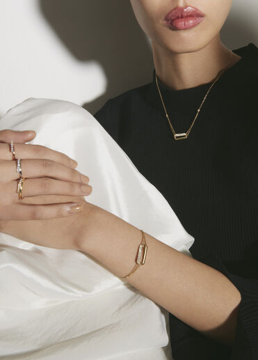 INSIDE/OUT Link 鑽石手鍊, 18K 黄金 INSIDE/OUT Link 鑽石手鍊, 18K 黄金, large