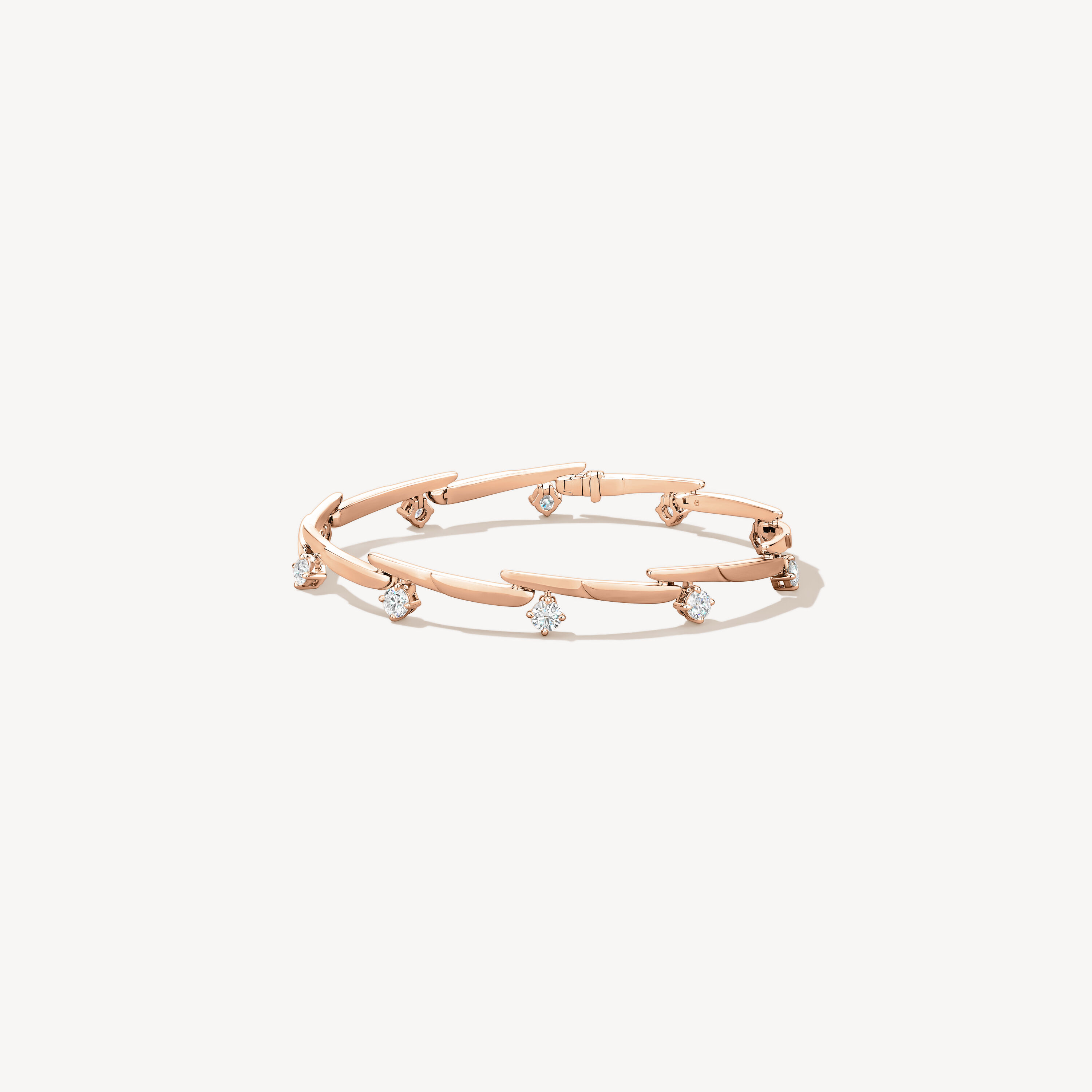 VELA Crossover Bracelet, 18K Rose Gold, large