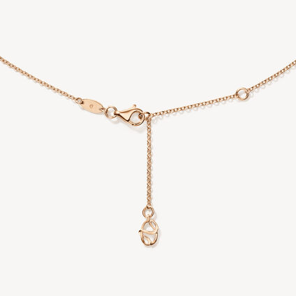 BARRE Floating 鑽石項鍊, 18K 玫瑰金, large