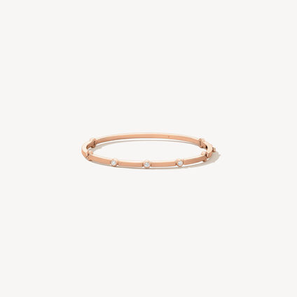 Copley Multi Stone Bangle, 18K Rose Gold, large