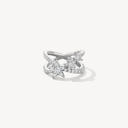 Illa Star Of The Show Ring, 18K White Gold, large