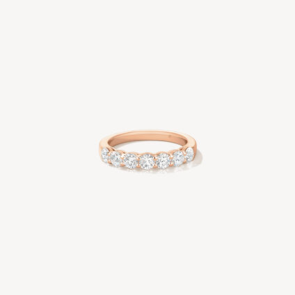 Multiplicity Love Seven-Stone Band, 18K Rose Gold, large